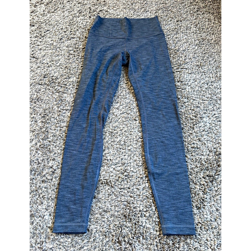 Lululemon Wunder Under High-Rise Tight 28" Heathered Black size 6